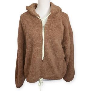 DEREK HEART CAMEL TEDDY BEAR PULLOVER SZ.2X GUC